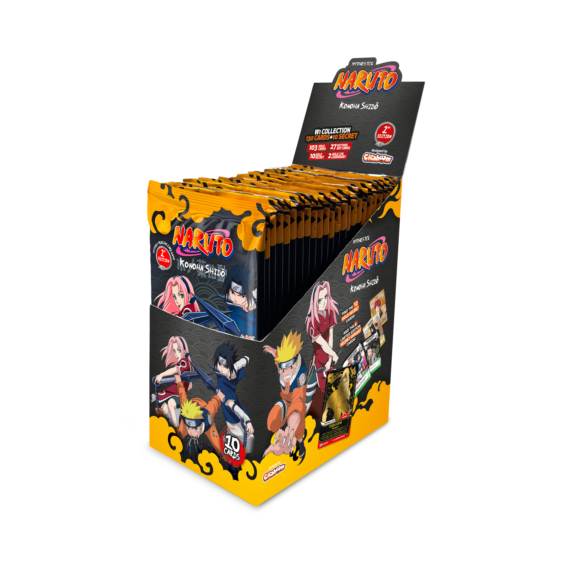 Naruto Trading Cards Display Box